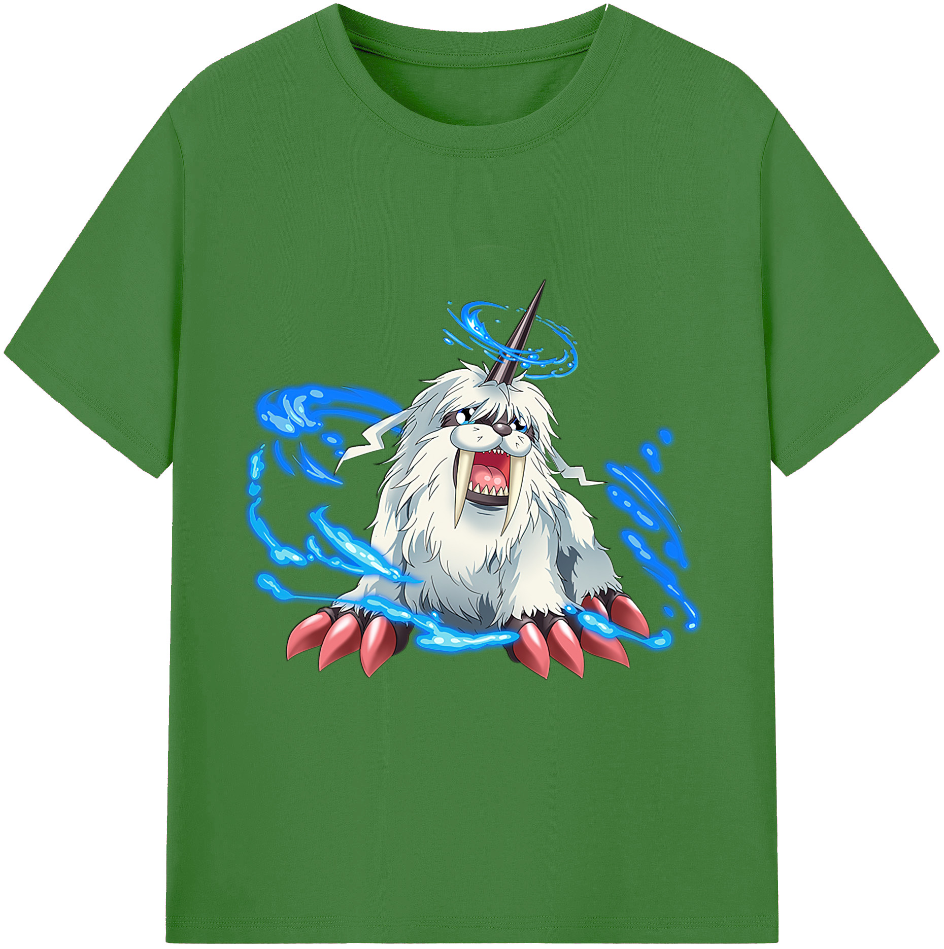 （画像用） Digimon デジタルモンスター/デジモン レディースカジュアルプリントTシャツ（綿100％）